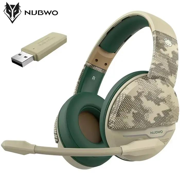 NUBWO G08 double casque sans fil Gamer avec Microphone 2.4Ghz
