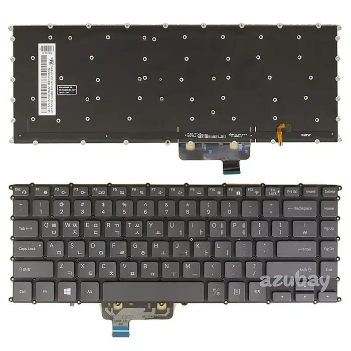 Clavier coréen américain pour ordinateur portable Samsung série 9 NP940X5N NP940X5N-X01US NP940X5M NP940X5M-X01US 9Z.NAQBN.B01 NSK-MRBBN rétro-éclairé
