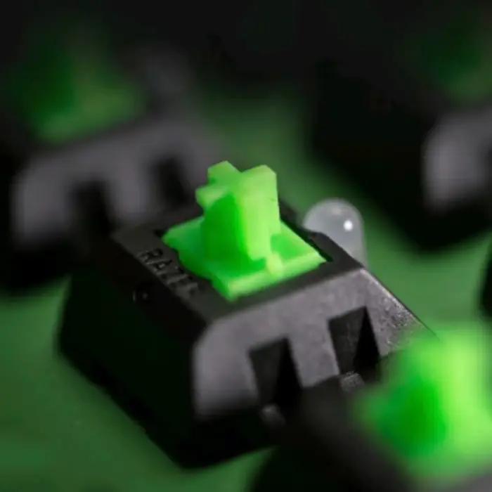 Commutateurs RGB verts pour clavier mécanique de jeu Blackwidow Chroma et autres avec interrupteur Led 4 broches