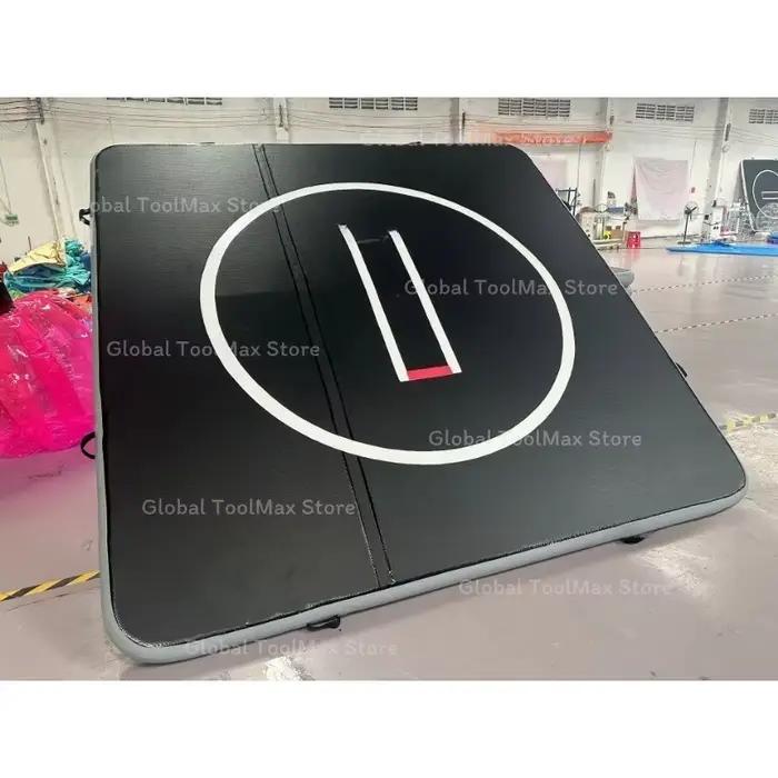 Tapis de gymnastique gonflable professionnel, tapis de gymnastique de 3/4 pouces d'épaisseur pour la gymnastique, la cheerleading, l'entraînement à domicile, la lutte, le judo