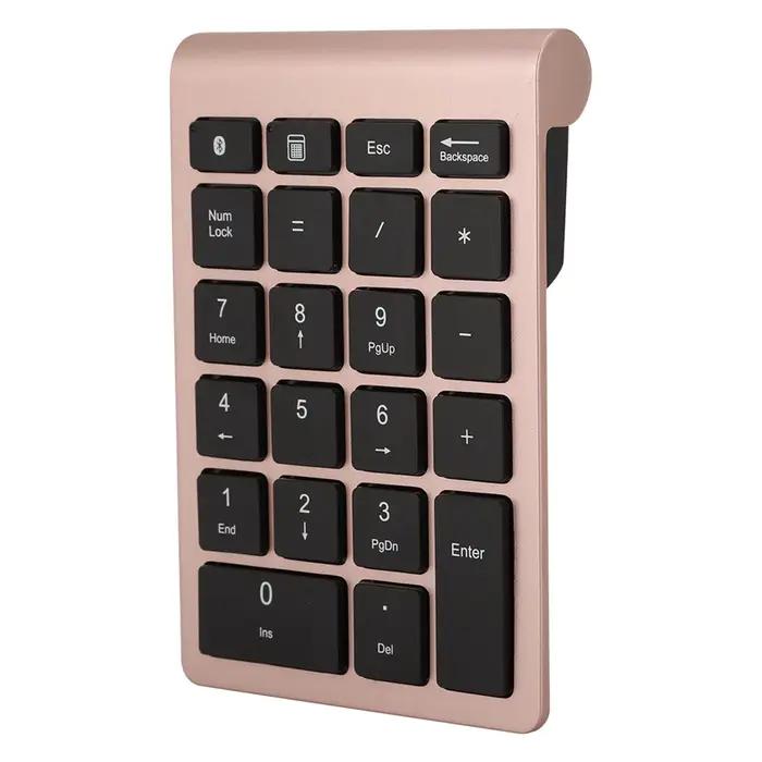 Clavier numérique Bluetooth 22 touches sans fil Ultra mince ergonomique pavé
