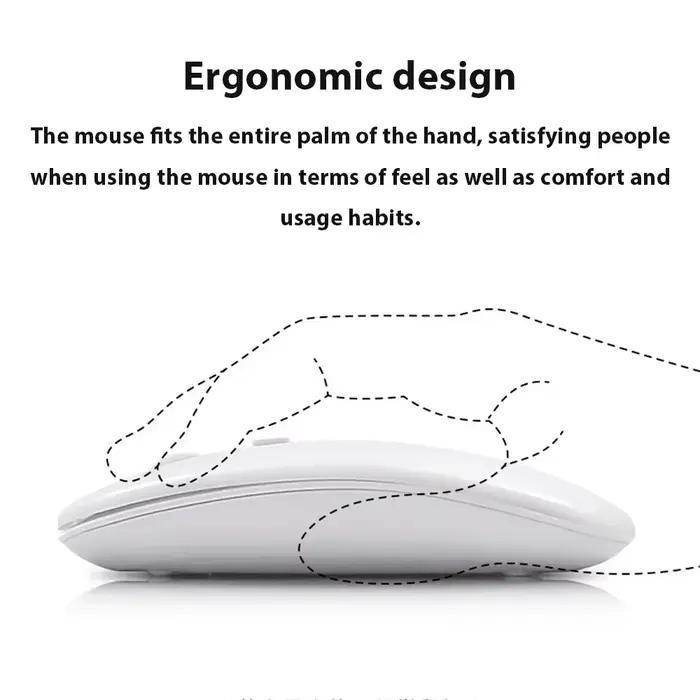 Clavier et souris sans fil Bluetooth avec pavé tactile, format de poche, longue durée de vie de la batterie, pour iPad, téléphone Xiaomi, tablette multilingue occassions spéciales et quotidienne
