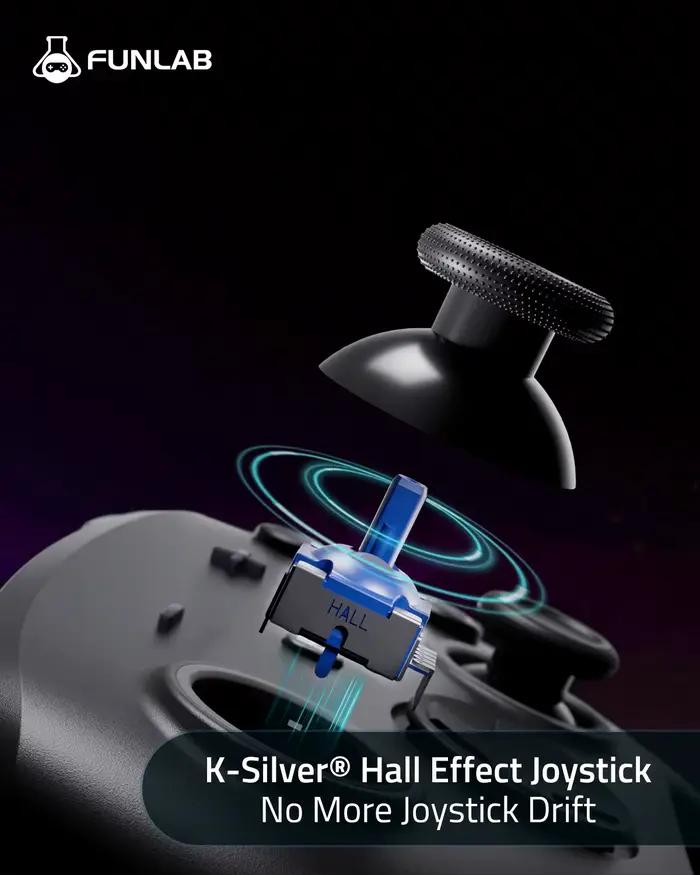 Manette sans fil FUNLAB Switch 2 Pro avec capteurs à effet Hall