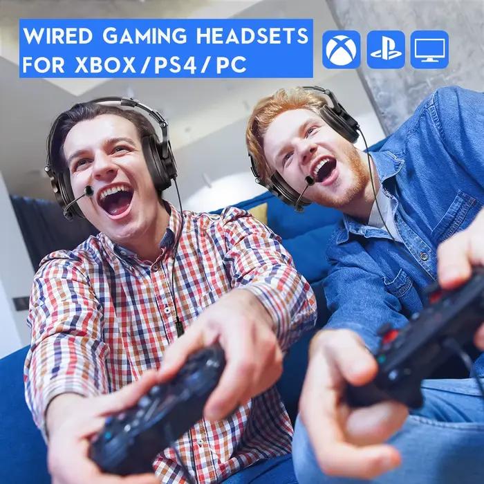 Oneodio – casque gaming de jeu filaire 3.5mm sur l'oreille avec Microphone détachable pour PC