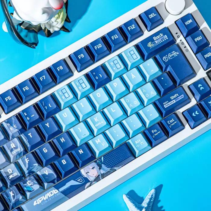 Capuchons de touches de dessin animé AZERTY