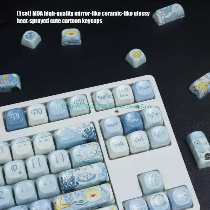 Capuchons clavier mécanique SZ PBT avec finition miroir anti-poussière bords arrondis confortables pour une expérience
