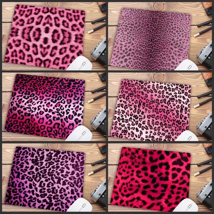 Mairuige-Tapis de souris de jeu en caoutchouc coloré léopard
