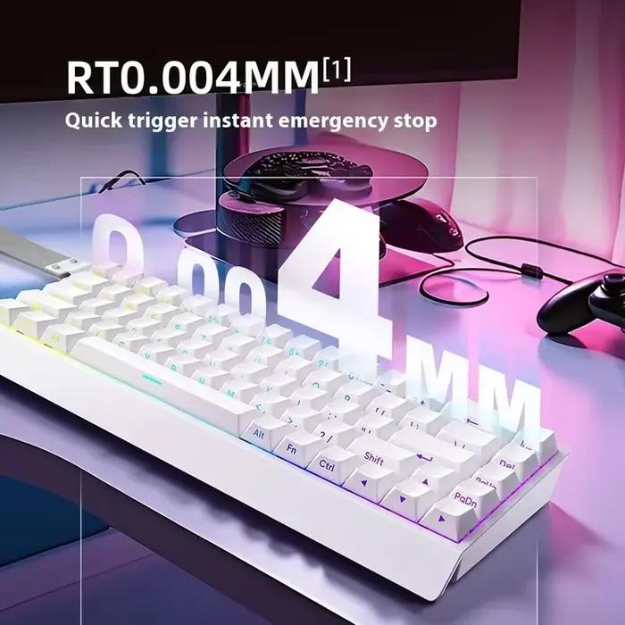 IROK Mercury68 Pro mars68 pro clavier mécanique magnétique de jeu déclenchement rapide 0.004mm 8K retour 256K taux de