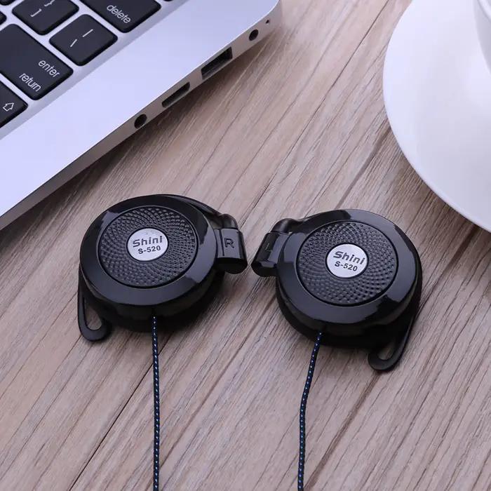 【Vente】 3.5mm casque filaire crochet d'oreille casques stéréo jeu sport