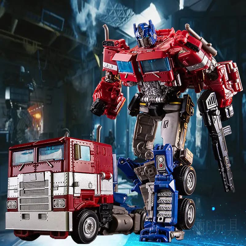 Jouets de transformation de voiture robot pour enfants, figurine d'action, commandant en alliage, Op