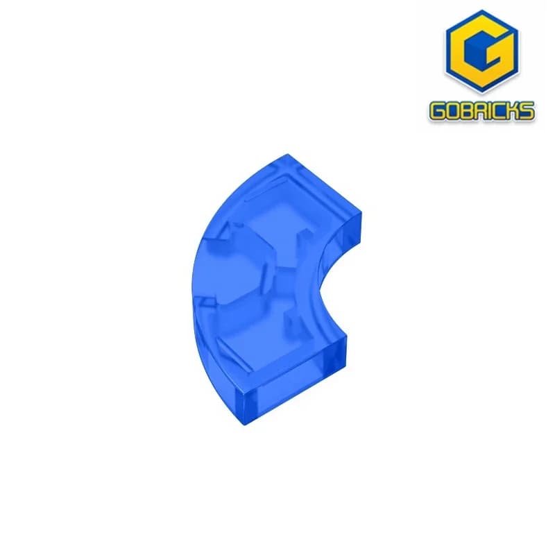 Gobricks GDS-1277 Tile 2x2 Courbée, Macaroni Compatible avec Lego 27925 Enfants Bricolage Dos décenn