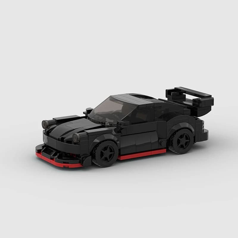 Modèle de voiture de course de rallye MOC, ensemble de construction de véhicules de ville, jouets de